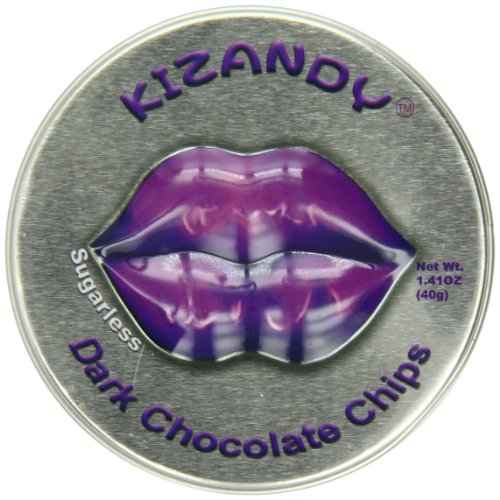 Kizandy Sugar Free Dark Chocolate Chips, 0.18 Ounce (Pack of 8) logo