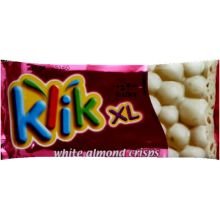 Klik Xl White Almond Crisp Chocolate Bar, 3 Ounce — 10 Per Case. logo