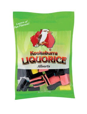 Kookaburra Allsorts Liquorice logo