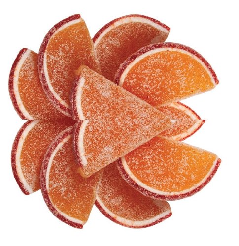 Kosher Mango Flavored Fruit Slices 5 Pound Bulk Bag logo