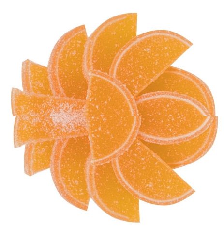 Kosher Orange Fruit Slices 5 Pound Bulk Bag logo