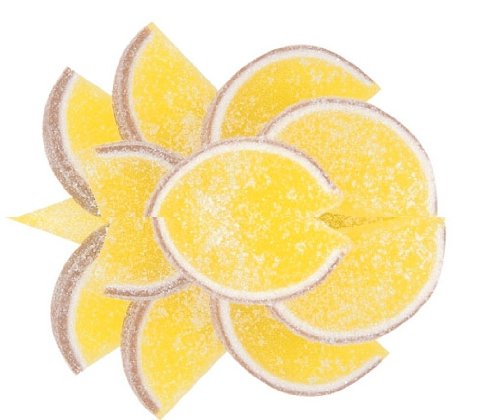 Kosher Yellow Pineapple Flavored Fruit Slices 5 Pound Bulk Bag logo