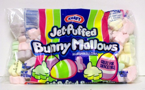 Kraft, Jet-puffed, Bunny Mallows, 8oz Bag logo