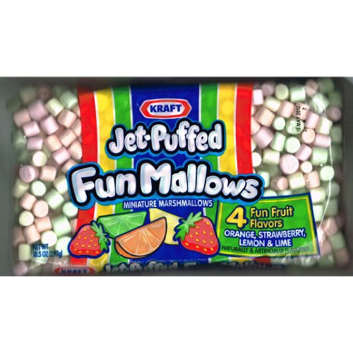 Kraft Jet-puffed Fun Mallows Fruit Flavors 10.5 Ounce (Pack of 3) logo