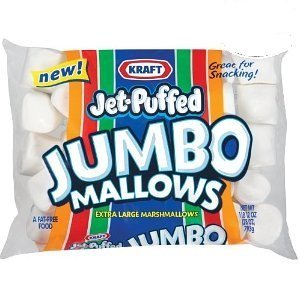 Kraft Jet Puffed Jumbo Marshmallow, 28-ounce logo