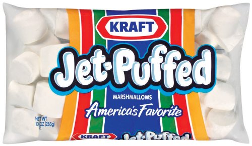 Kraft, Jet-puffed, Original Marshmallows, 10oz Bag (Pack of 4) logo