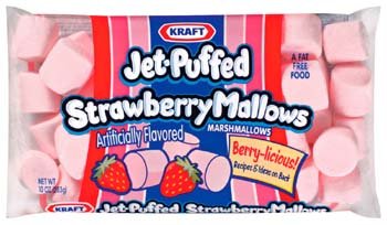 Kraft Jet Puffed Strawberry Mallows Marshmallows 10 Oz (Pack of 16) logo