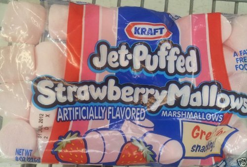 Kraft Jet Puffed Strawberry Marshmallows 8 Oz logo