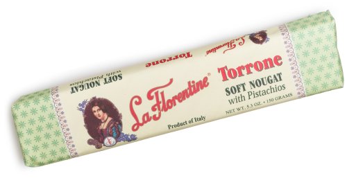 La Florentine Soft Nougat Torrone Bar With Pistachio, 5.3 ounce Bars (Pack of 6) logo