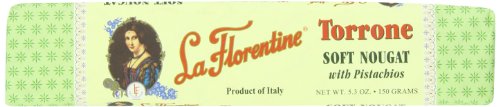 La Florentine Soft Nougat Torrone Bar With Pistachio, 5.3 Ounce logo