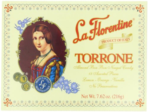 La Florentine Torrone, Lemon, Orange, Vanilla, 7.62-ounce, 18-count Boxes (Pack of 4) logo