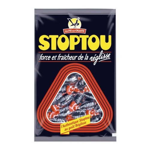 La Pie Qui Chante Stoptou Licorice Candy 450grams (15.8 Oz) logo