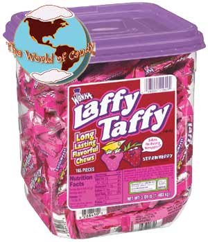 Laffy Taffy Strawberry – 165ct. Tub logo