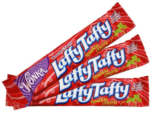 Laffy Taffy Stretchy & Tangy – Cherry, 1.5 Oz, 24 Count logo