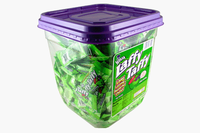 Laffy Taffy Tub Sour Apple 145 Pieces logo