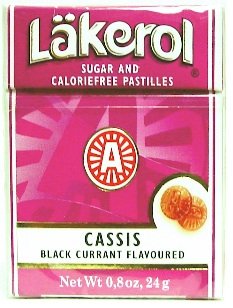 Lakerol Cassis/black Currant, 0.87 ounce Boxes (Pack of 24) logo