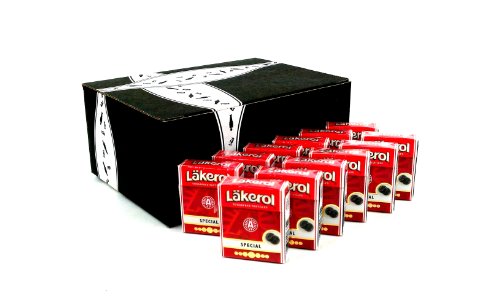 Lakerol Special Menthol Licorice, 12 Count In A Gift Box logo