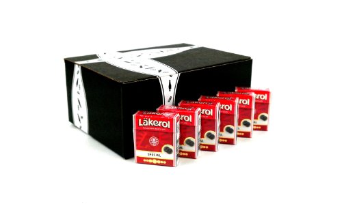 Lakerol Special Menthol Licorice, 6 Count In A Gift Box logo