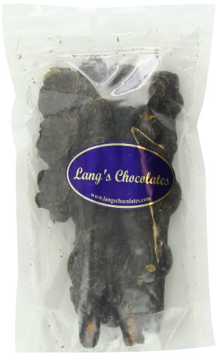 Lang’s Chocolates Dark Chocolate Caramel Pretzels Certified Kosher-dairy, 8 ounce Pouch logo