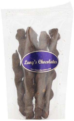 Lang’s Chocolates Milk Chocolate Caramel Pretzels Certified Kosher-dairy, 8 ounce Pouch logo