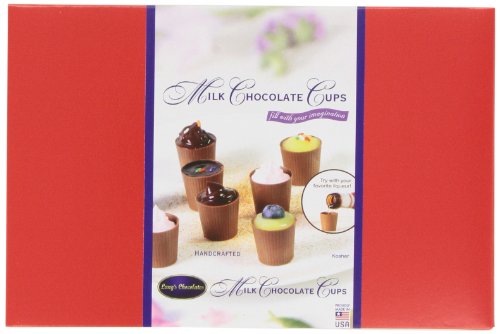 Lang’s Chocolates Milk Chocolate Dessert Cups Certified Kosher-dairy, 32-count Package logo