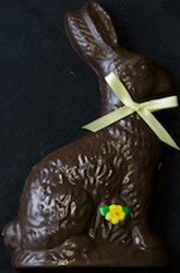 Large Dark Chocolate Bunny logo