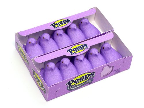 Lavender/purple Marshmallow Peeps/chicks, 2 Cases logo