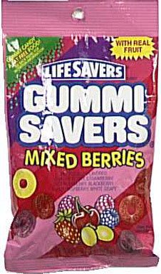 Ldc (liberty Dist.) 1900008344 Gummi Savers Mixed Berries 7 Oz. logo