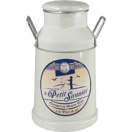 Le Petit Saunier Salted Butter Caramels In Milk Can logo