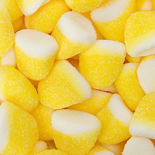 Lemon Puffletes Yellow & White Gummy Bites 5lb Bag logo