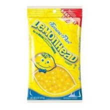 Lemonhead Candy – Pegboard, 8 Ounce Bag — 12 Per Case. logo