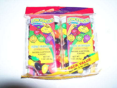 Lemonhead & Friends Fruit Flavored Mints Tic Tac Style 1 Double Pack logo