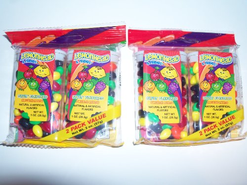 Lemonhead & Friends Fruit Flavored Mints Tic Tac Style 2 Double Pack logo