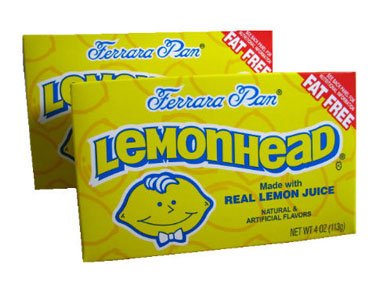 Lemonhead, Movie Size, 6 Oz Box, 12 Count logo