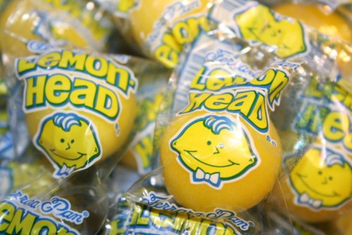 Lemonheads Candy, 3 Lbs logo