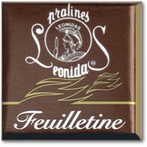 Leonidas Belgian Chocolates: 1 Lb Napolitain Feuilletine Milk Chocolate Squares logo