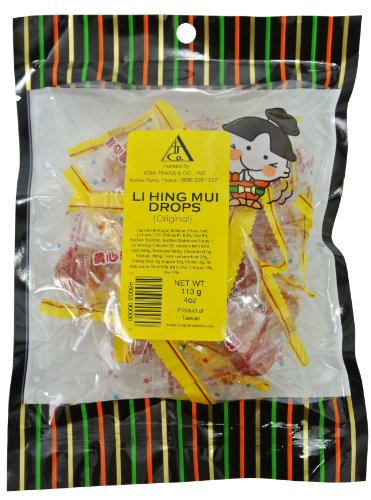 Li Hing Mui Drops (golden Plum) 4 Oz Bag logo