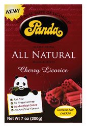 Licorice Chews Cherry Panda Licorice 7 Oz Box logo