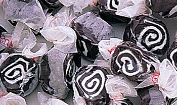 Licorice Swirl Salt Water Taffy, 10lbs logo