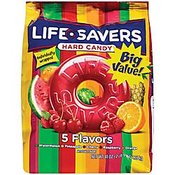 Life Savers, 5-flavor Assortment Hard Candy, 41oz Bag (Pack of 2) logo