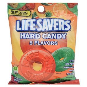 Life Savers 5 Flavors Hard Candy Big Bag Individually Wrapped! 6 Bags Of 6.25 logo