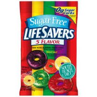 Life Savers 5 Flavors Sugar Free Hard Candy Variety Pack logo