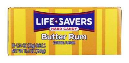 Life Savers Hard Candy Butter – Rum Roll 20ct logo