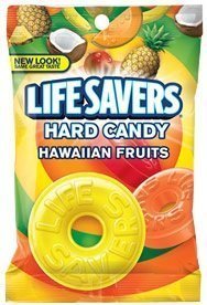 Life Savers, Hawaiian Fruit, 6.25oz Bag (Pack of 6) logo