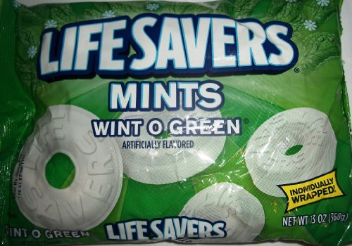 Life Savers Mints Wint O Green 13 Oz Bag logo