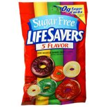 Lifesavers 5 Flavor Sugar Free Hard Candy 5 Flavor, 2.75 Oz (Pack of 6) logo