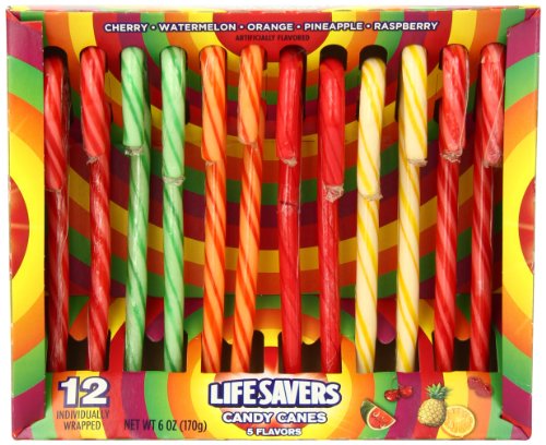 Lifesavers Candy Canes, 12 Count (Pack of 12) logo