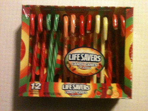 Lifesavers Candy Canes 5 Falvors logo