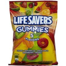 Lifesavers Gummies, 5 Flavor, 7 ounce Bags (Pack of 12) logo