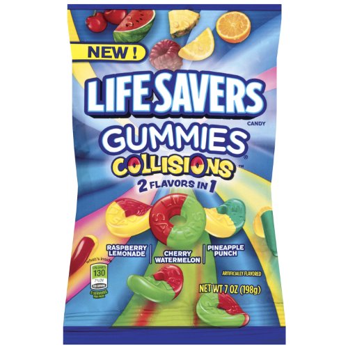 Lifesavers Gummies Collisions, 7 Ounce (Pack of 12) logo